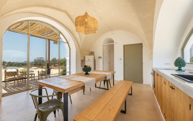 Villa Perla Del Sud: Keuken, Lunchroom