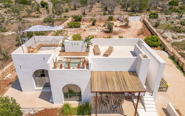 Villa Perla del Sud: Balkon / terras / patio, Buitenkanten, Buitenshuis, Keer bekeken