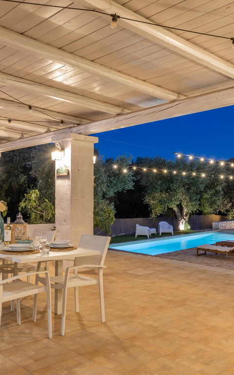 Villa Lampu Di Luce: Balkon / terras / patio, Buitenkanten, Buitenshuis, zwembad