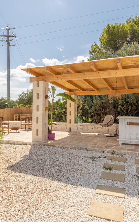 Villa Lampu Di Luce: Balkon / terras / patio, Buitenkanten, Buitenshuis