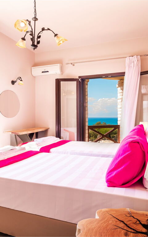 Villa Irida: slaapkamer