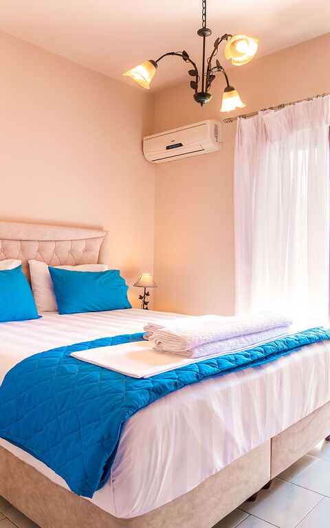 Villa Irida: slaapkamer