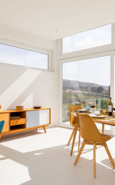 Villa Pizzolungo: Lunchroom, Woonkamer