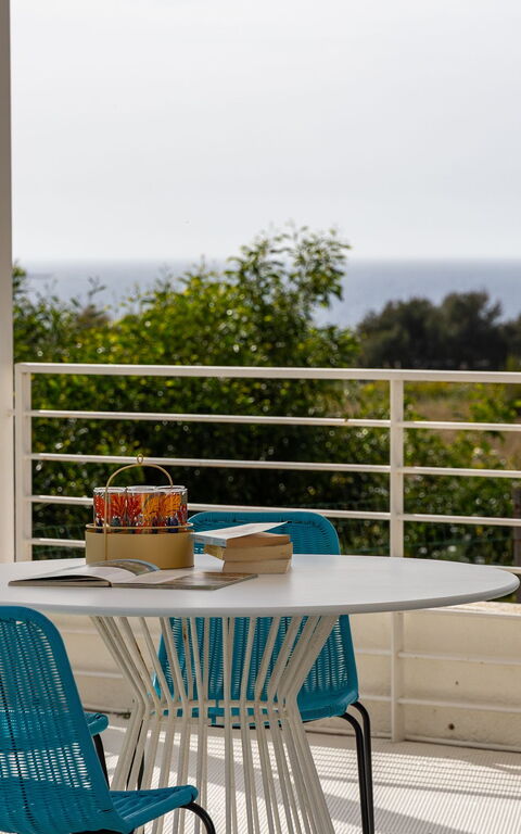 Villa Pizzolungo: Balkon / terras / patio, Keer bekeken