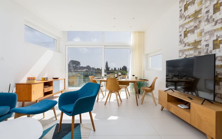 Villa Pizzolungo: Lunchroom, Woonkamer