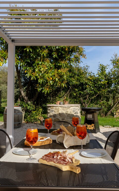 Villa Anna: Balkon / terras / patio, Buitenshuis