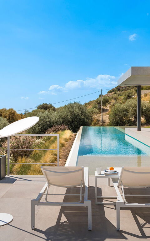 Villa Calypso: Balkon / terras / patio, Buitenkanten, Buitenshuis