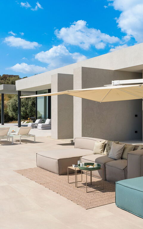 Villa Calypso: Balkon / terras / patio, Buitenkanten, Buitenshuis