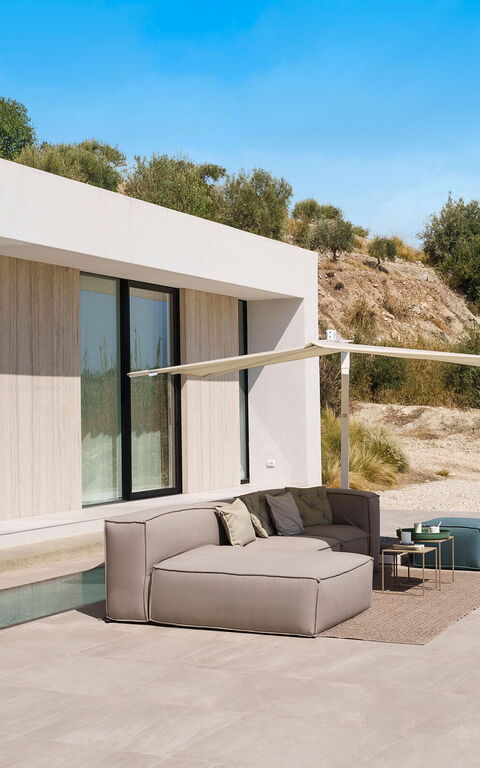 Villa Calypso: Balkon / terras / patio, Buitenkanten, Buitenshuis