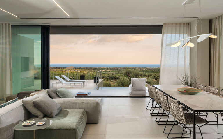 Villa Calypso: Keer bekeken, Lunchroom, Woonkamer
