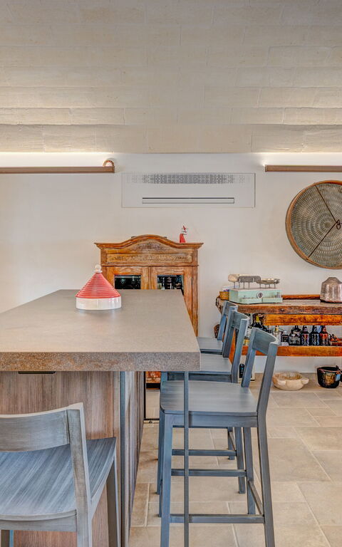 Trulli di Luccio: Keuken, Lunchroom