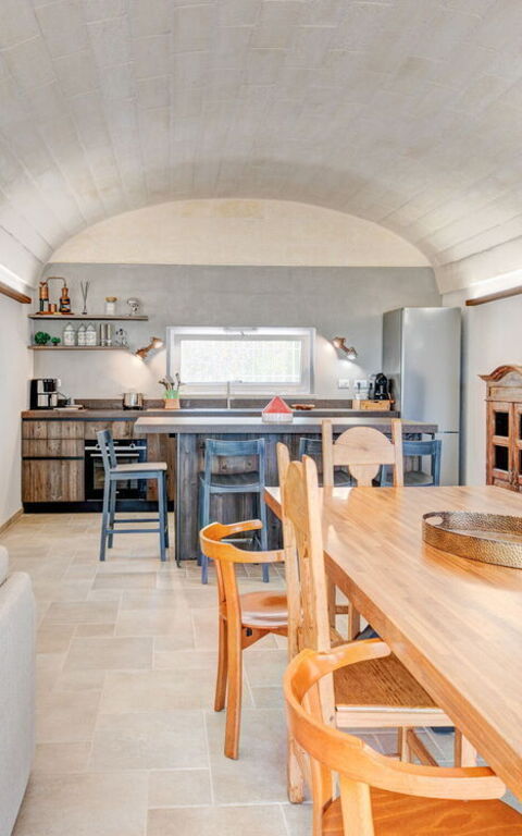 Trulli di Luccio: Lunchroom, Woonkamer