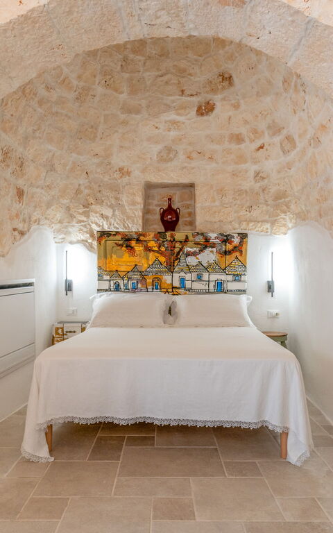 Trulli di Luccio: slaapkamer