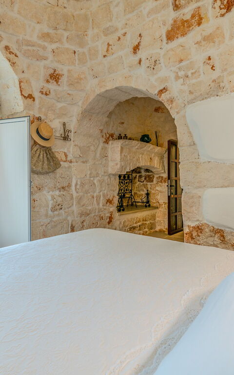 Trulli di Luccio: slaapkamer