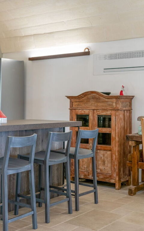 Trulli di Luccio: Keuken, Lunchroom