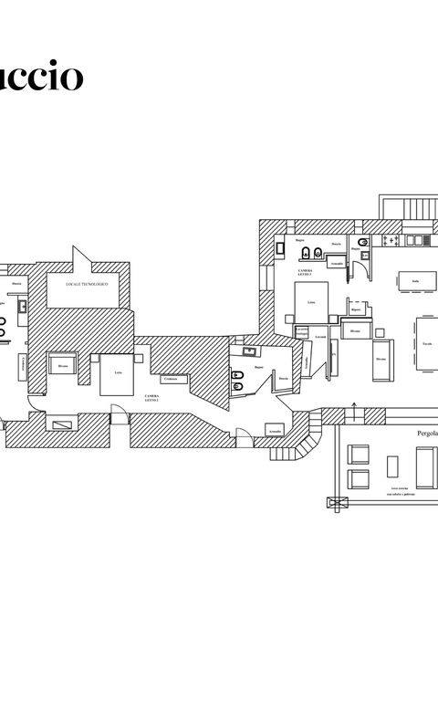 Trulli di Luccio: Planimetria
