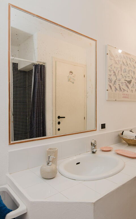 Villa Cala Serena: Badkamer