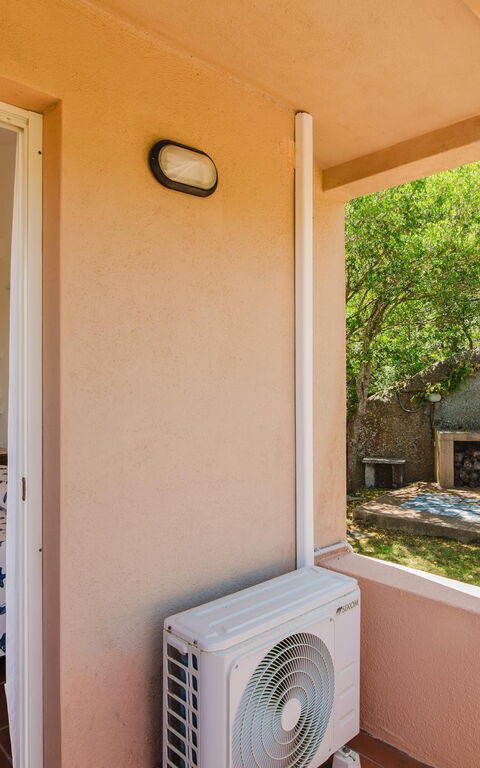 Villa Cala Serena: Balkon / terras / patio, Buitenkanten, Buitenshuis