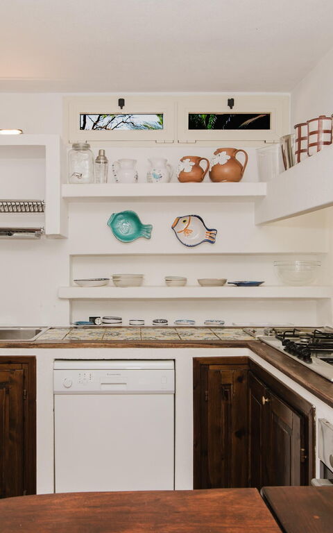 Villa Cala Serena: Keuken