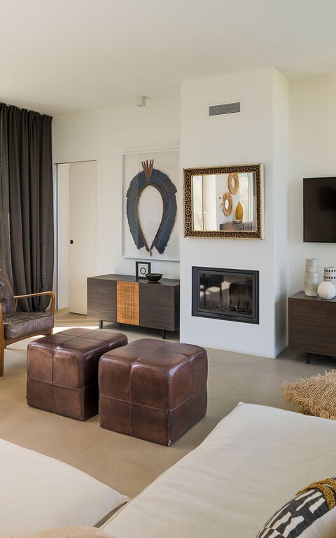 Villa Petite Afrique: Woonkamer