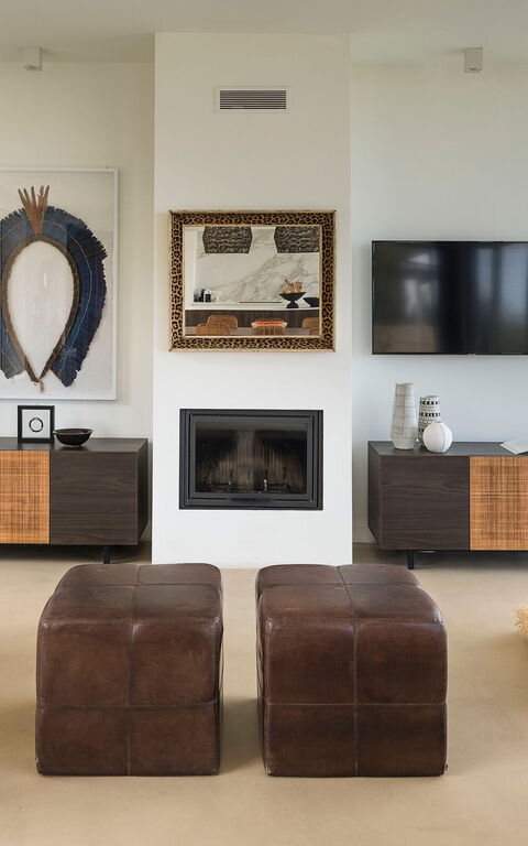 Villa Petite Afrique: Woonkamer