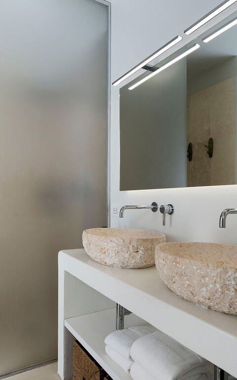 Villa Petite Afrique: Badkamer