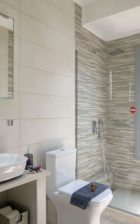 Villa Alkyoni: Badkamer