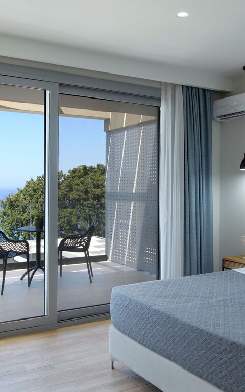 Villa Alkyoni: slaapkamer