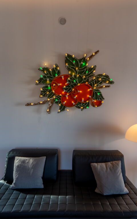 Punta Marina Luxury House: Woonkamer