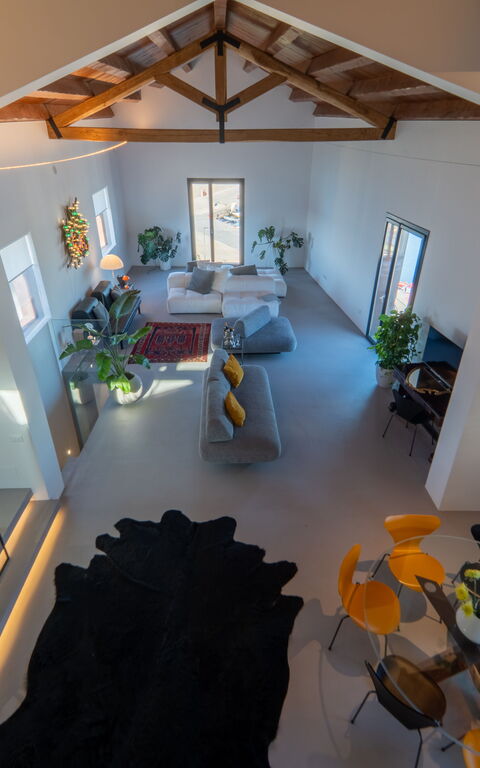 Punta Marina Luxury House: Woonkamer