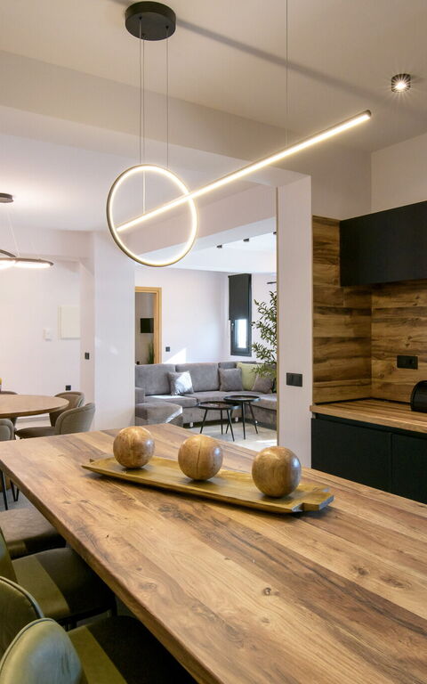 Villa Melitti: Keuken, Lunchroom