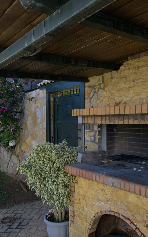 Villa Melitti: Balkon / terras / patio, Buitenkanten, Buitenshuis