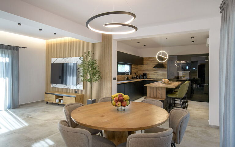 Villa Melitti: Keuken, Woonkamer