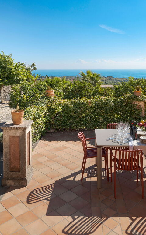 Villa Agrume: Balkon / terras / patio, Buitenkanten, Buitenshuis