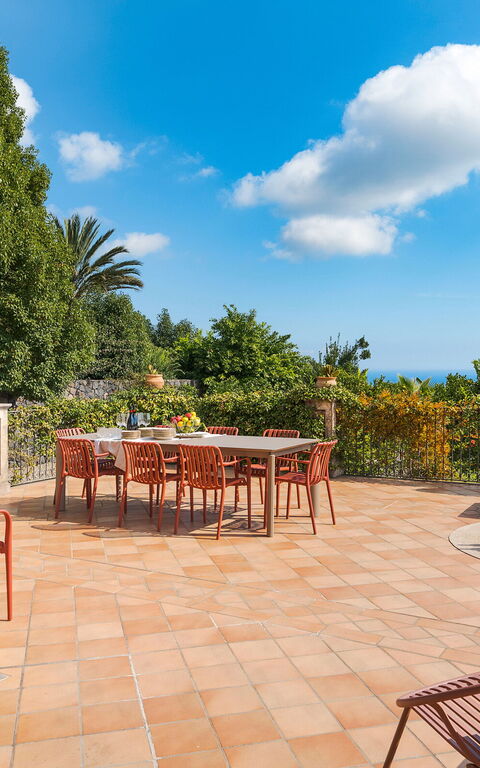 Villa Agrume: Balkon / terras / patio, Buitenkanten, Buitenshuis