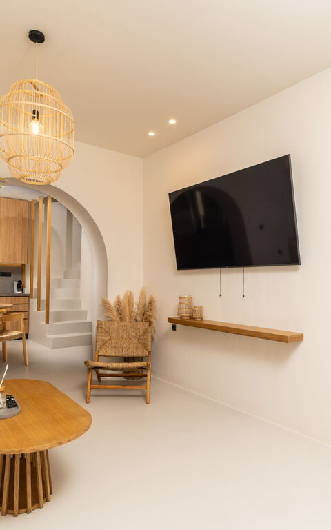 Lofos Horizon Villa: Woonkamer