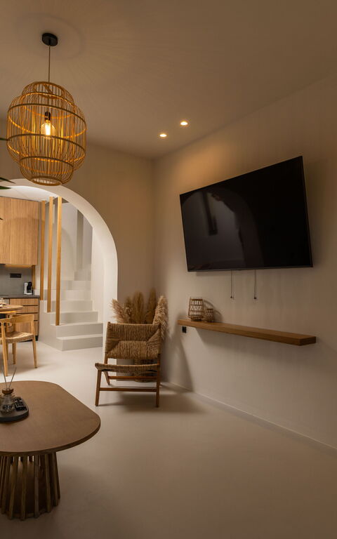 Lofos Horizon Villa: Woonkamer