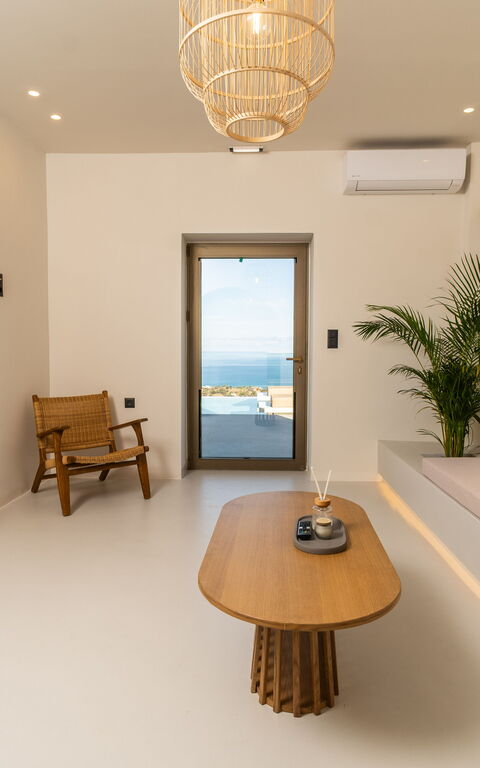 Lofos Horizon Villa: Woonkamer