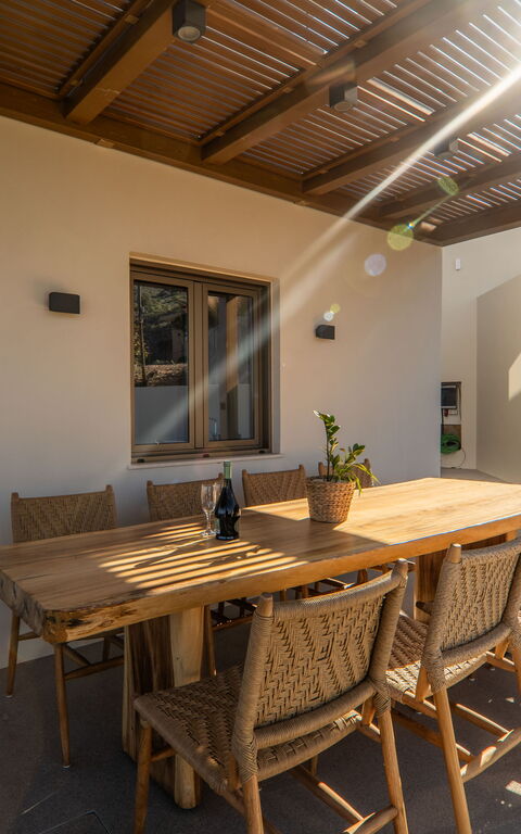 Lofos Horizon Villa: Balkon / terras / patio, Buitenkanten, Buitenshuis