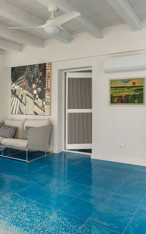 Montalbano Suite: Keuken, Woonkamer