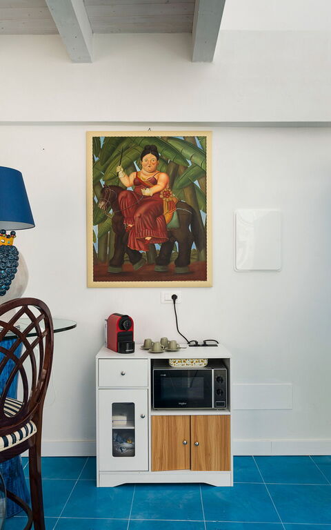 Montalbano Suite: Keuken, Woonkamer