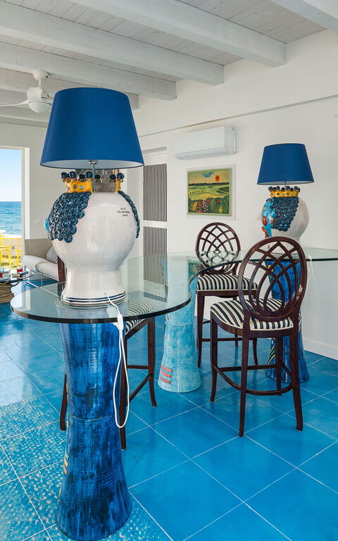 Montalbano Suite: Keuken, Woonkamer