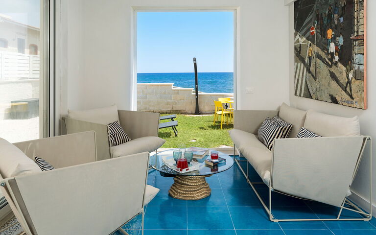 Montalbano Suite: Keuken, Woonkamer