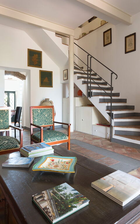 Villa Saracina: Woonkamer