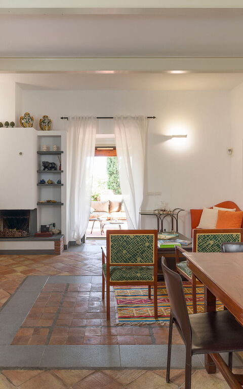 Villa Saracina: Woonkamer