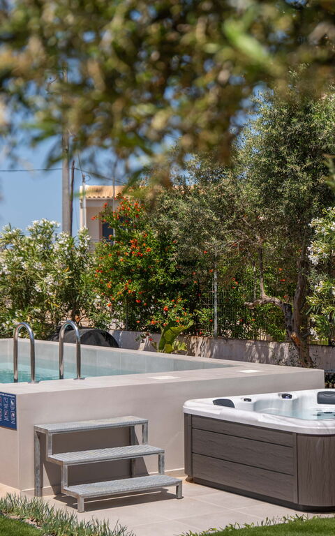 Magnolia: bubbelbad, Buitenshuis, Tuin, zwembad