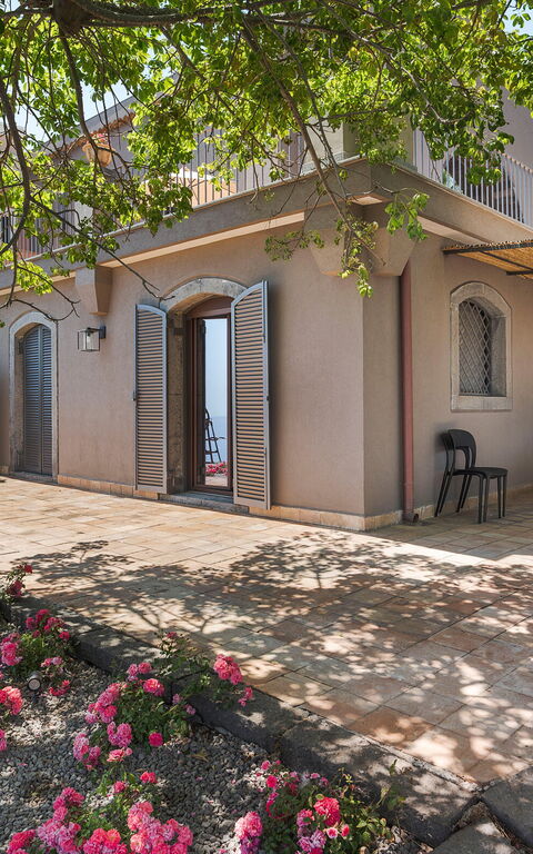 Villa Continella: Balkon / terras / patio, Buitenkanten, Buitenshuis