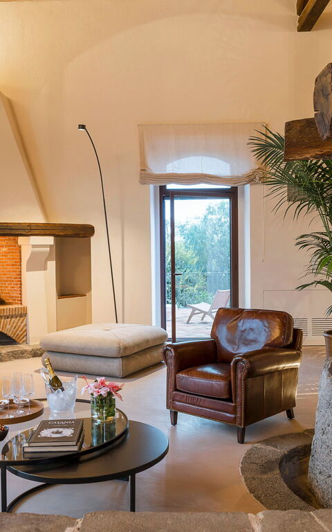 Villa Continella: Woonkamer