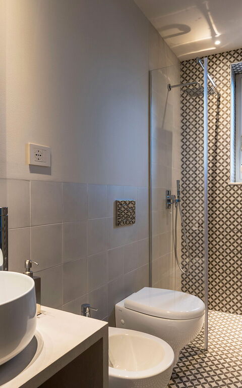 Villa Continella: Badkamer