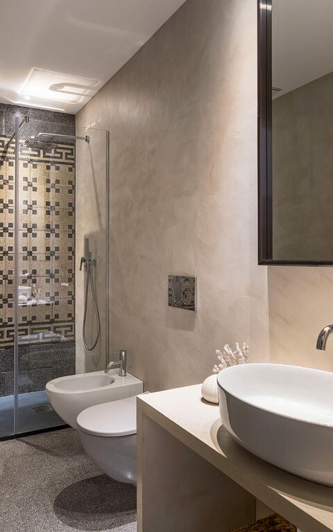 Villa Continella: Badkamer
